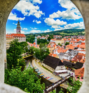 Czech Republic, Bohemia, Krumau on the Vltava Czech Republic, Bohemia, Krumau on the Vltava